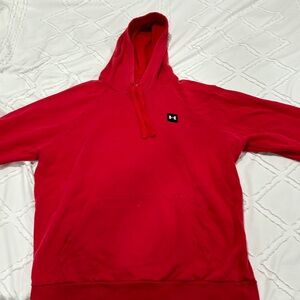 red under armour sweatshirt!